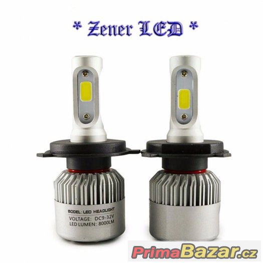H7 LED COB chip 72Watt 8000 Lumenů – fotografie 3