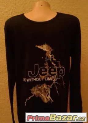 tričko Jeep dlouhý rukáv bavlna NOVÉ velikost M