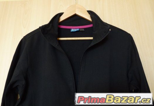 DÁMSKÁ SPORTOVNÍ ČERNÁ MIKINA NA ZIP zn. CRIVIT NOVÁ – fotografie 2