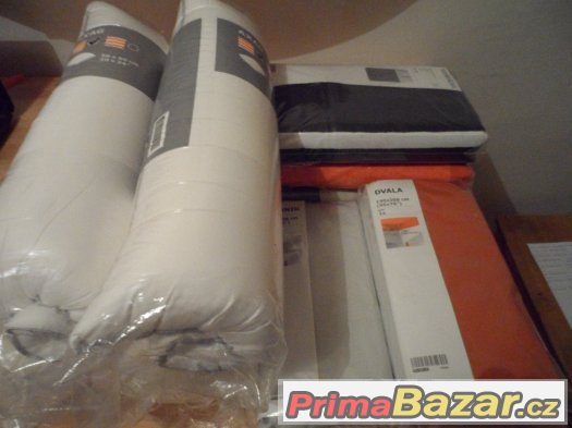 Ikea -Povlečeni, polštáře, elastické prostěradla, ubrousky. – fotografie 1
