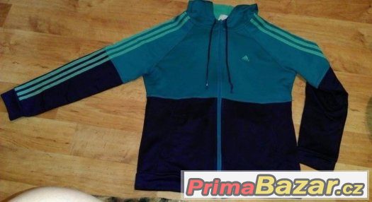 Modrá Adidas mikina – fotografie 1