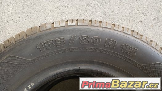 4 ks letní pneu 155/80 R13 Kleber Viaxer cca 8mm – fotografie 4