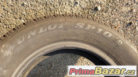 1 ks letní pneu 175/70 R13 Dunlop SP10 3e cca 8 mm – fotografie 3
