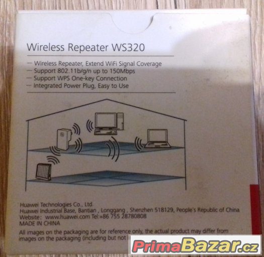 Huawei WS320 wireless repeater – fotografie 2