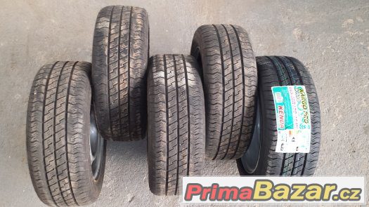 5 ks kol 5,5Jx13, 5x112, ET30 s pneu 195/50R 13C 104N – fotografie 1