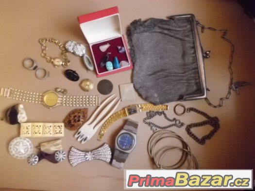 hodinky brože kabelka prsteny atd – fotografie 1