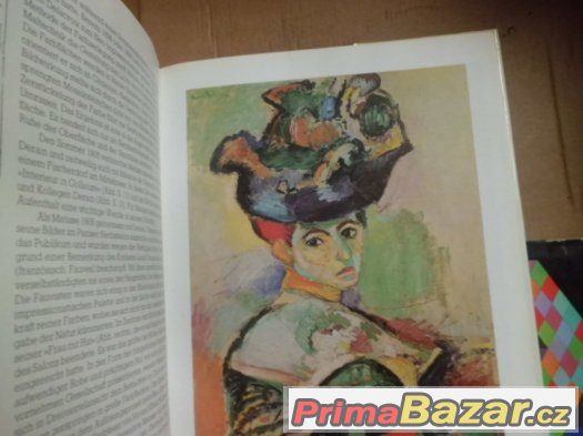 dvě staré  knihy  o malířích - Matisse, Vasarely – fotografie 5