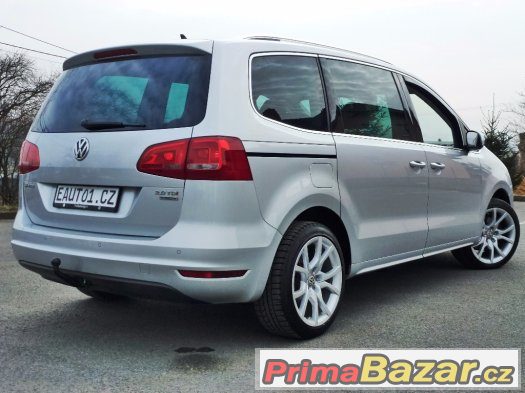 VW SHARAN 2012 TDI 125 kW Tažné Bixenon Kůže 11xBag (ODPOČET – fotografie 3