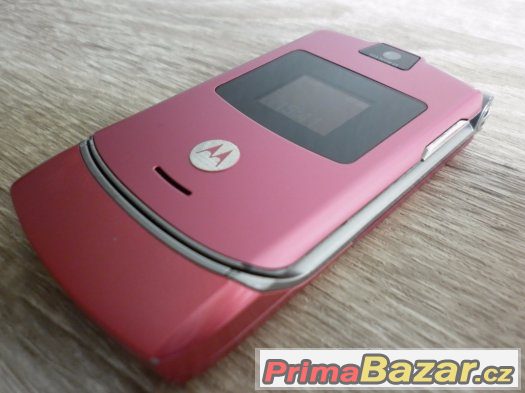 Motorola Razr V3, fialový, top stav.Nádherný telefon. – fotografie 3