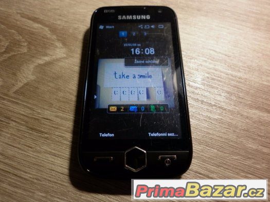 Samsung Omnia II, 5MPx, černý, krásný stav. – fotografie 3