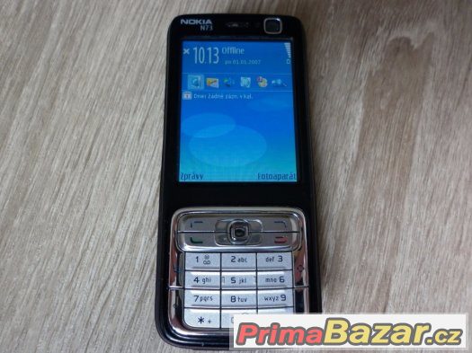 Nokia N73, 3MPx Carl Zeiss,slot na pam.kartu. Top stav. – fotografie 1