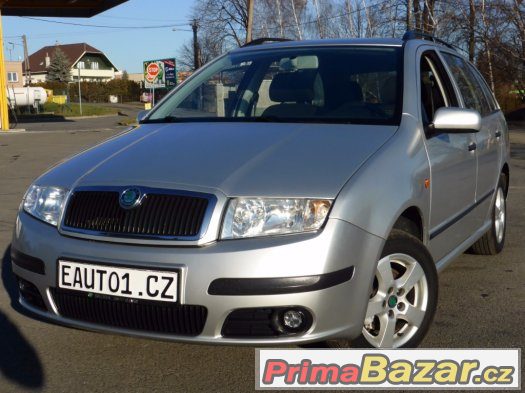ŠKODA FABIA COMBI 2005 1.4i16V 55kW KLIMA SERVISKA ELEGANCE – fotografie 1