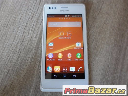 Sony Xperia M, 5MPx foto,NFC,4GB,microSD slot. Bílá. – fotografie 1
