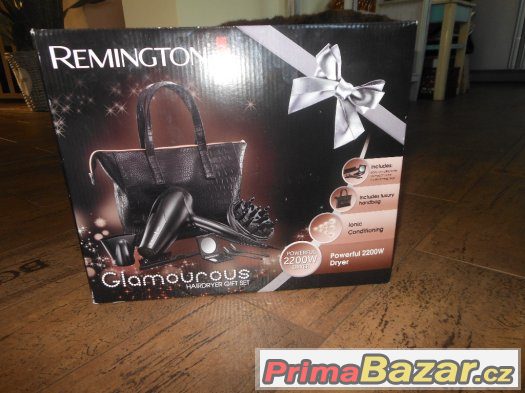 Fén ionizační-Remington-dárkové balení s kabelkou,nové – fotografie 4