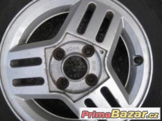 4ks Alu disků Opel 5Jx14, pneu Uniroyal 175/65 R14 – fotografie 2