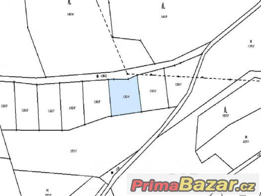 Pozemek (732 m2), Semily, Loučky u Turnova, ev.č. 5001AD1783 – fotografie 2