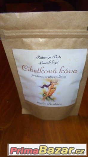 Cibetková káva (pražená zrnková káva) - 100% Arabica – fotografie 1