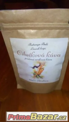 Cibetková káva (pražená zrnková káva) - 100% Arabica