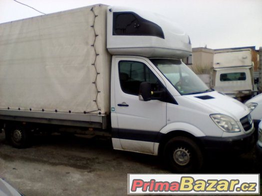 Mercedes-Benz Sprinter 313 cdi, PLACHTA, SPANI,Čelo – fotografie 1