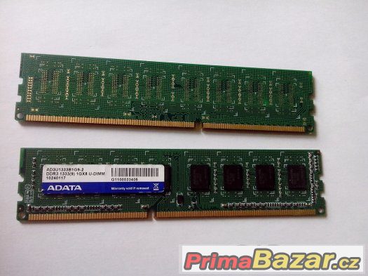 2x1Gb ddr3 1333 1GX8 ADATA – fotografie 1