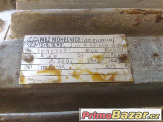 Elektromotor 4kW 2800/min přírubový – fotografie 3