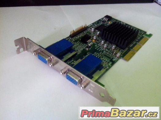 Matrox G450 Dual Head 16MB AGP Video Card Two dual Monitors – fotografie 1