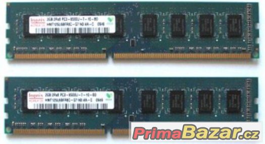 paměti ddr3 4x – fotografie 1