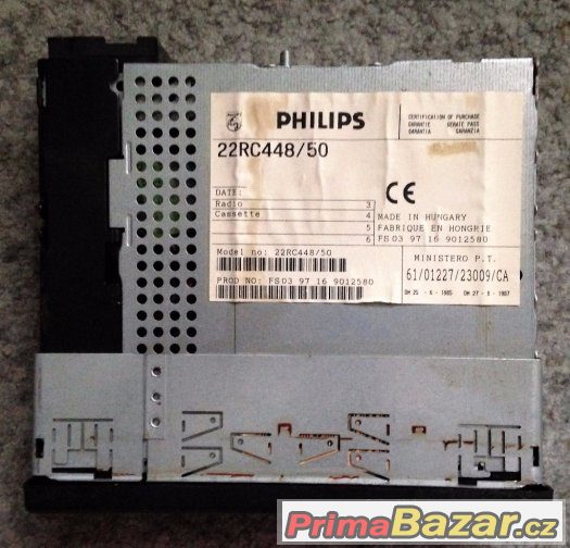 Autorádio Philips RC 448 – fotografie 3