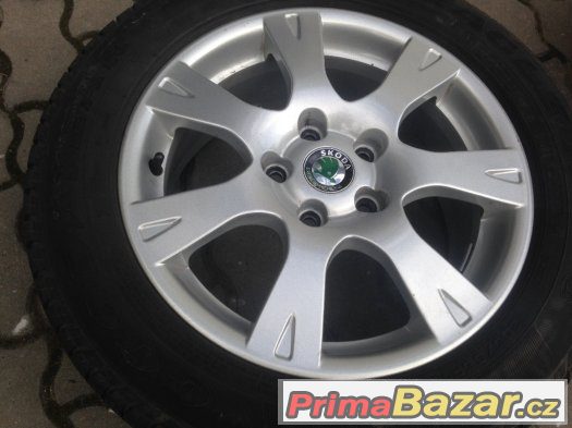 ALU disk ŠKODA SIRIUS 1 ks + letní pneu 1 ks – fotografie 1