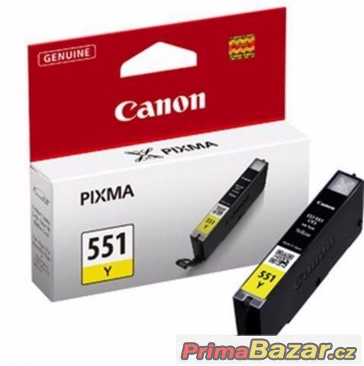 Canon CLI-551 originál modrá, žlutá, magenta – fotografie 3
