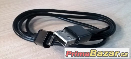 kabel USB - mikro 1m bílý, černý, svítící – fotografie 4