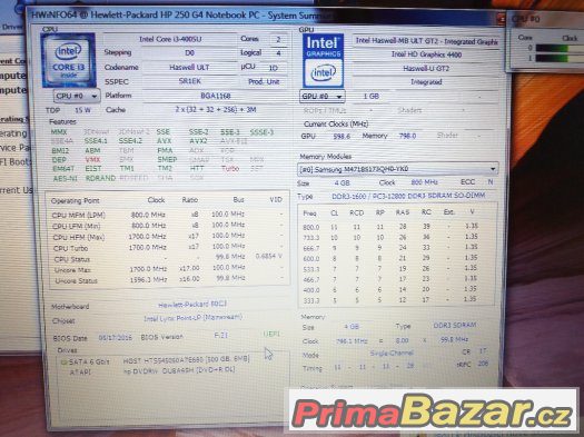 Notebook HP 250 G4 – fotografie 5