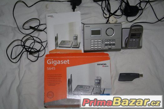 Siemens Gigaset komfortní sada (DECT/intercom/Skype) – fotografie 3