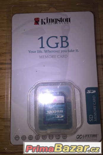 SD Karta Kingston 1GB – fotografie 1