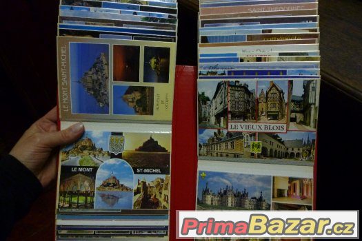 Album - pohlednice Francie 80 kusů – fotografie 1
