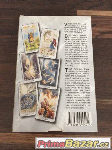 TAROT Keltských draků - Kniha a 78 karet - Nové – fotografie 2