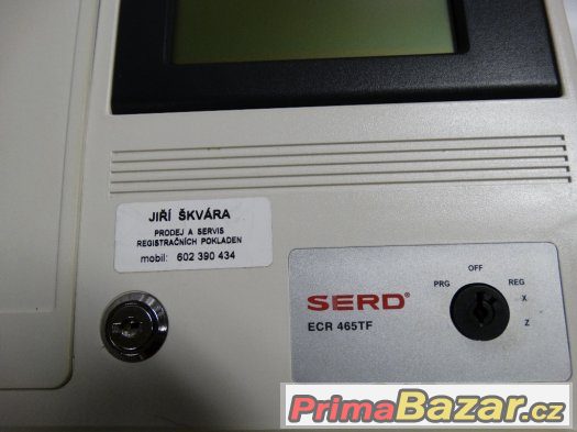 pokladna SERD ECR 465 tf – fotografie 3
