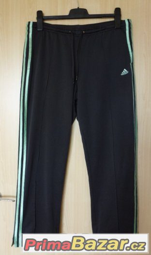 DÁMSKÉ SPORTOVNÍ TEPLÁKY zn ADIDAS FUNKČNÍ MATERIÁL NA SPORT – fotografie 1