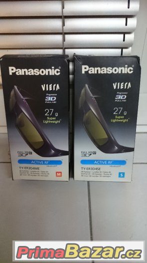 Panasonic 3D TV Brýle (velikost M) a (velikost S) TY-ER3D4ME – fotografie 2