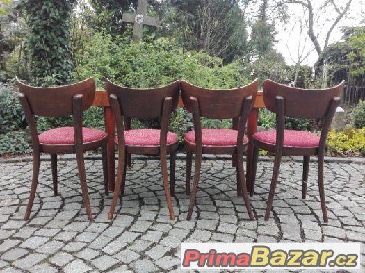 Jídelní sestava / židle  / stůl / Thonet / art deco / retro – fotografie 4