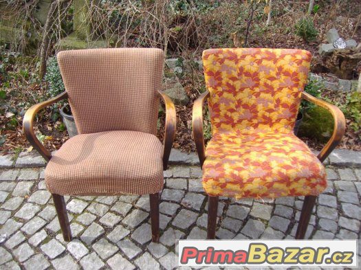 Křesla Thonet / stolek pavouk UP / retro / halabala – fotografie 4