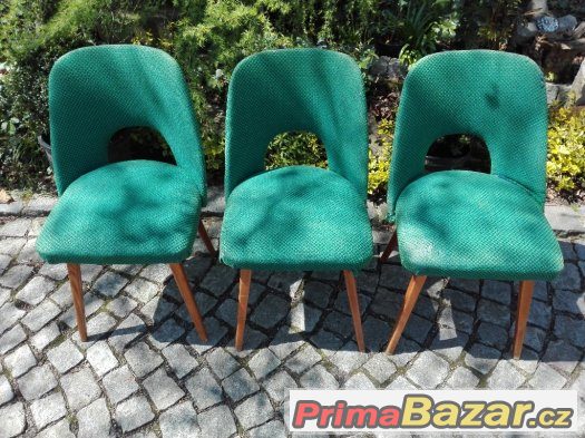 Retro židle / 3x brusel / design Oswald Haerdtl – fotografie 2