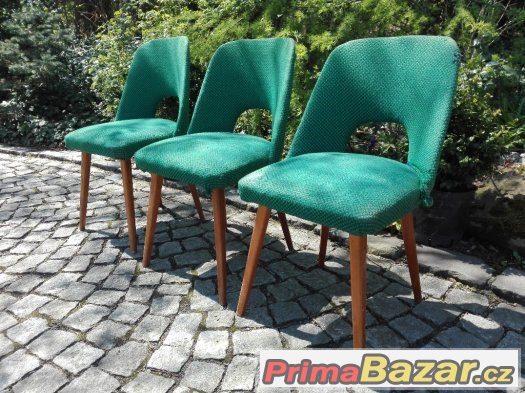 Retro židle / 3x brusel / design Oswald Haerdtl – fotografie 3