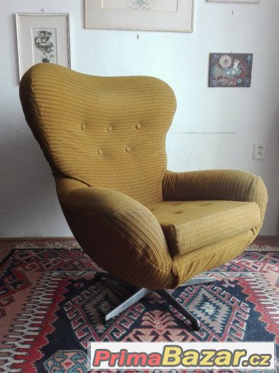Retro křeslo / ušák / UP Rousínov – fotografie 2