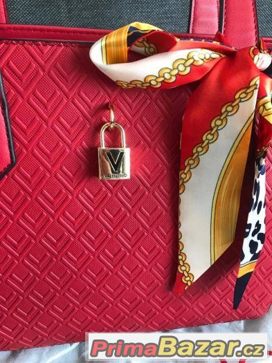 VALENTINO červená kabelka shopper – fotografie 2