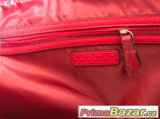 VALENTINO červená kabelka shopper – fotografie 3