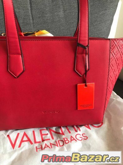 VALENTINO červená kabelka shopper – fotografie 4