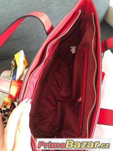 VALENTINO červená kabelka shopper – fotografie 5