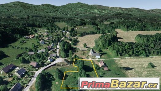 Pozemek Nová Červená Voda 4119m2 – fotografie 1