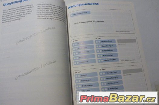 BMW servis kniha cena 399 korun – fotografie 4